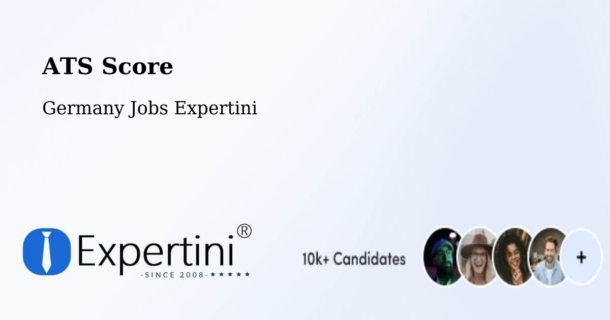 Resume ATS Score & Job Description Match Tool – Coburg - Germany Jobs Expertini