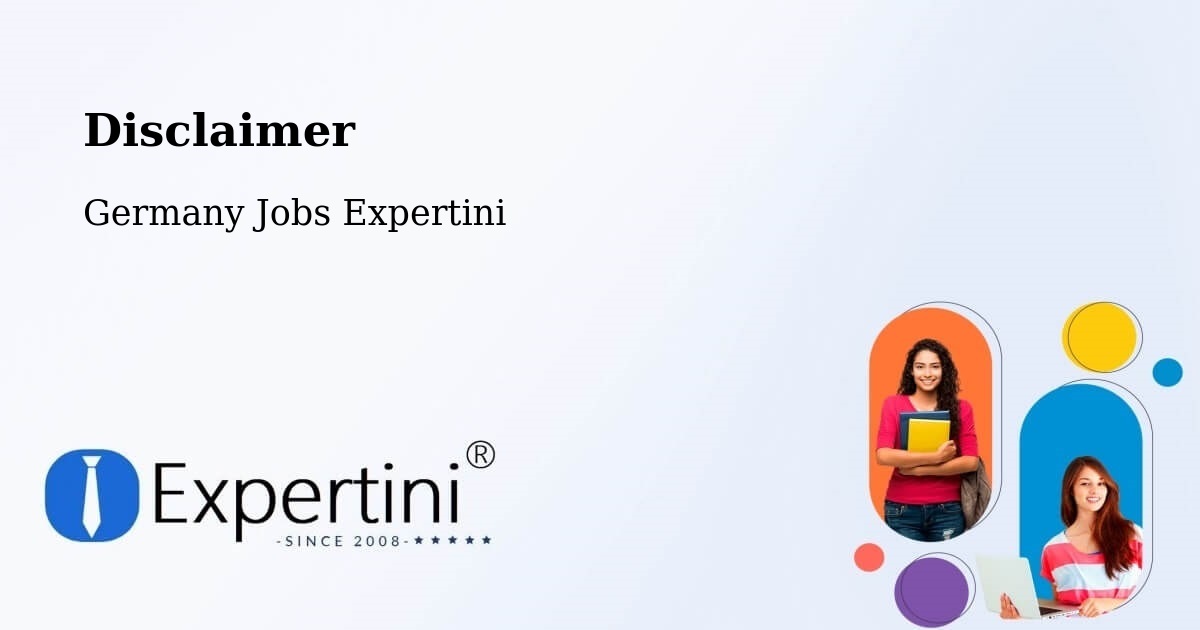 Disclaimer – Coburg - Germany Jobs Expertini