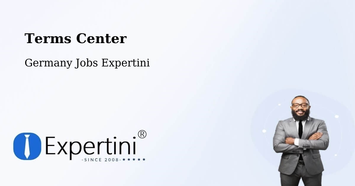 Terms of Service – Coburg - Germany Jobs Expertini